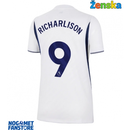 Tottenham Hotspur Richarlison #9 Domaci Dres za Ženska 2026-27 Kratak Rukav